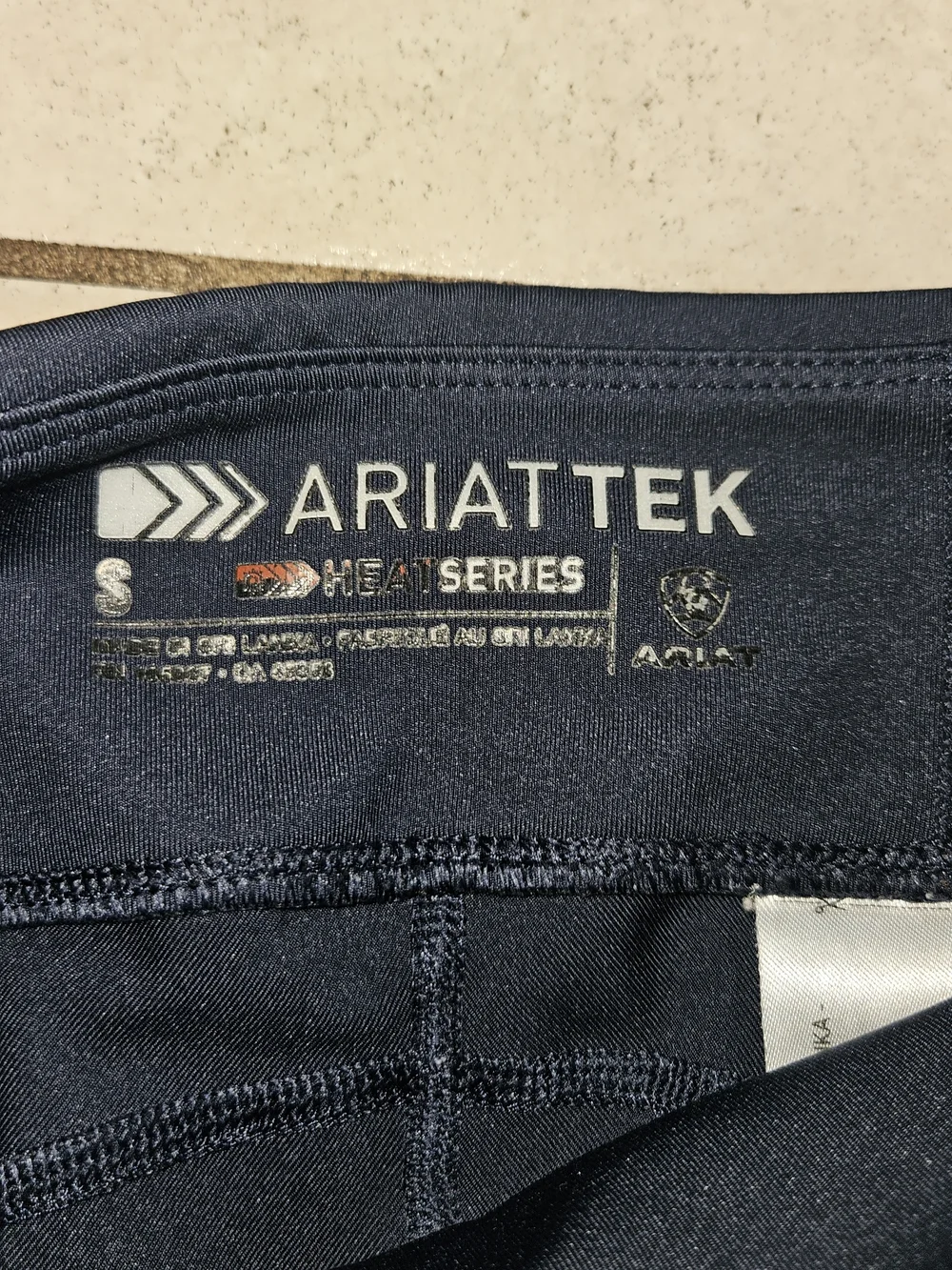 Ariat TEK Black Girls Silicone-Grip Riding Leggings